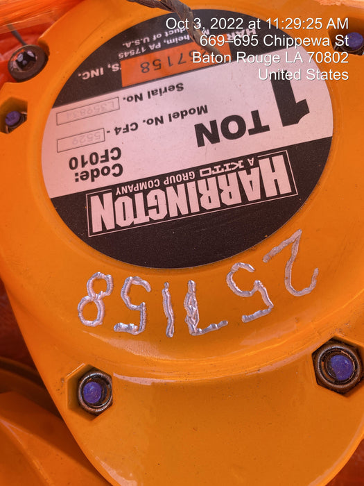 2022 HARRINGTON CF010-20