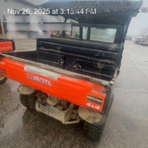 2020 Kubota RTV-X1140W-H 4WD, LED Strobe, Windshield Acrylic Clear, Plastic Canopy, Wire Harness Kit, Backup Alarm