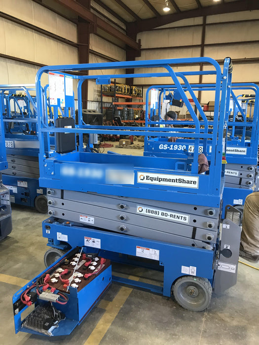 2019 Genie GS-1930 Fixed Rails with Chain Entry