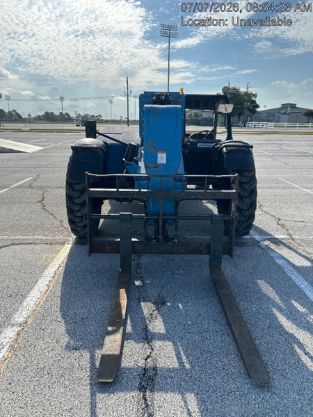 2018 Genie GTH-844 Genie GTH-844D w/Open ROPS, Solid Tires, Work Light/Beacon, 60" Carriage and Forks