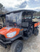 2022 Kubota RTV-X1140W-H Plastic Canopy, Windshield Acrylic Clear, LED Strobe Light, Wire Harness Kit, Back up Alarm