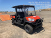 2021 Kubota RTV-X1140W-H Plastic Canopy, Windshield Acrylic Clear, LED Strobe Light, Wire Harness Kit, Back up Alarm