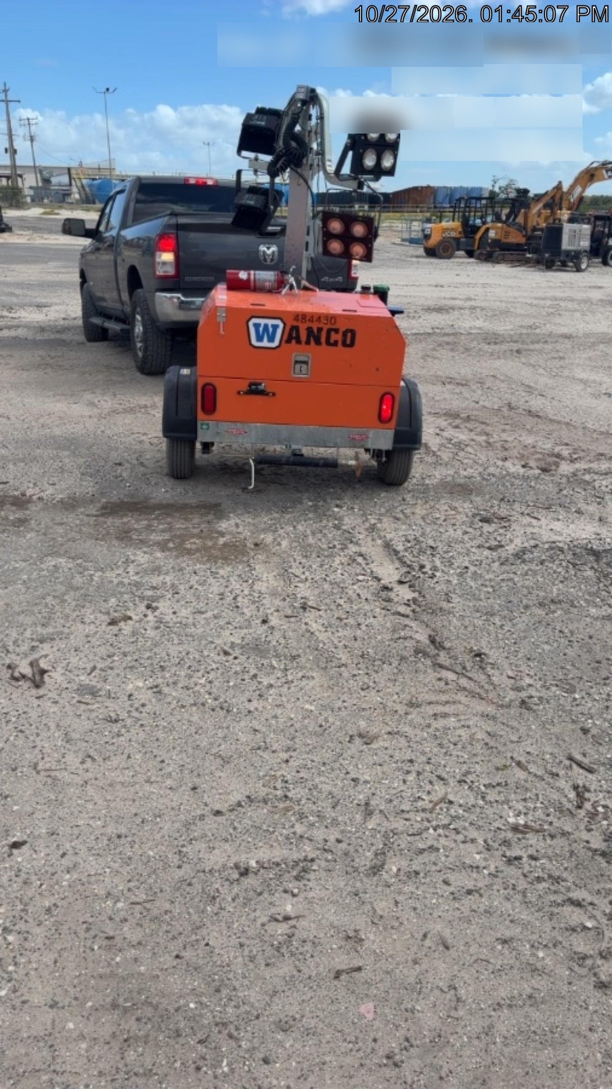 2024 Wanco WLTT-4MM4K Diesel, Mitsubishi L2E, 9.0HP @1800 rpm, Deep Sea Controller, Shore Power Plug, Auto Start, (4) 350W LED Floodlights, 4kW Generator, 60 Gal Fuel Tank, 2" Ball, T3