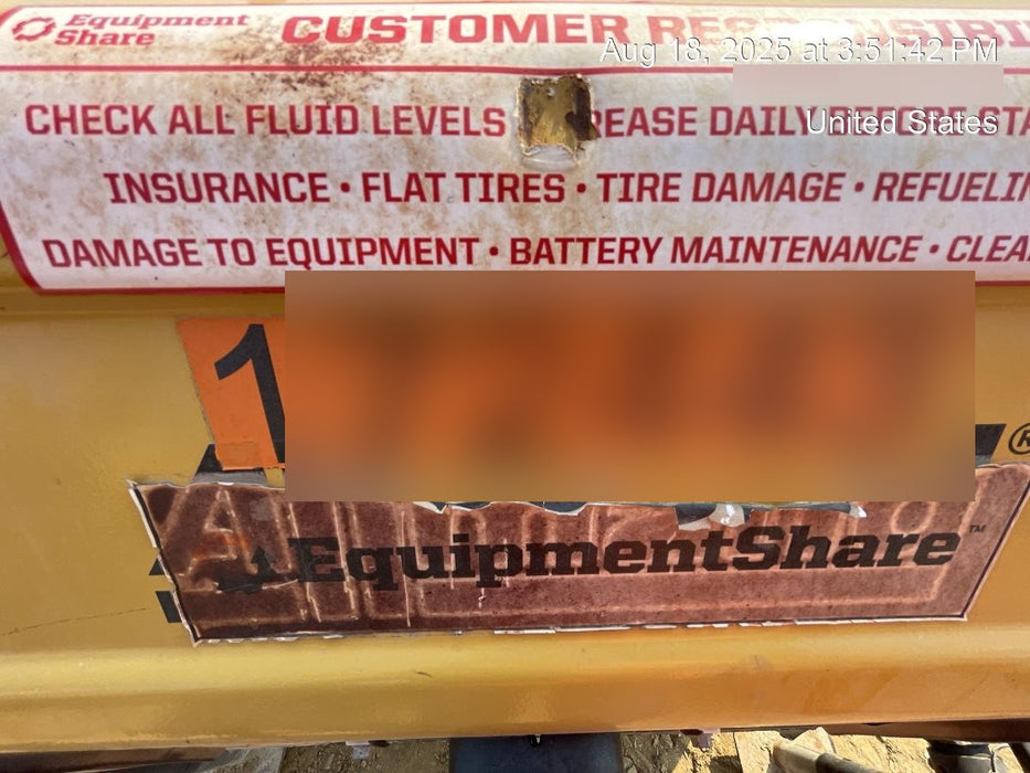 2021 Allmand NLV3GR (4) LED Light Fixture 350W, 23' Vertical Mast, 3kW Prime, Towable, Deep Sea L401, Leveling Jacks, Yanmar T4F 5.8hp