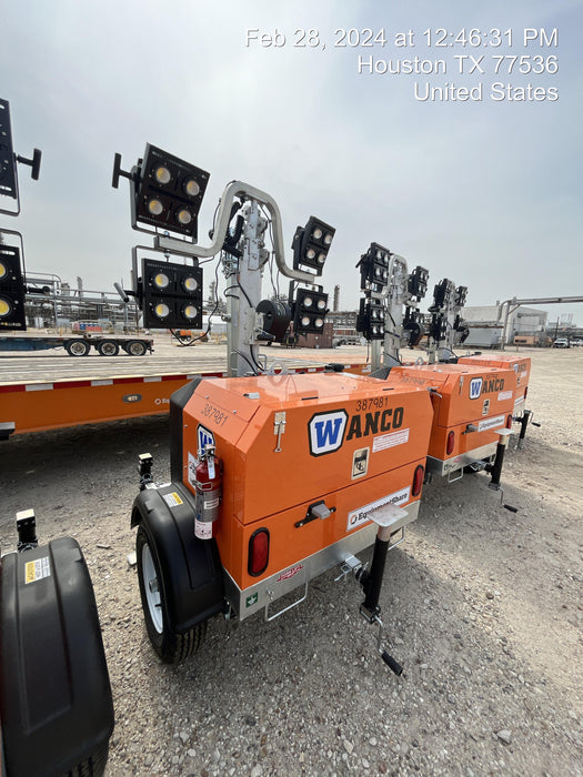 2024 Wanco WLTT-4MM4K Diesel, Deep Sea Controller, Shore Power Plug, Auto Start, (4) 350W LED Floodlights, 4kW Generator, 60 Gal Fuel Tank, 2" Ball, T3