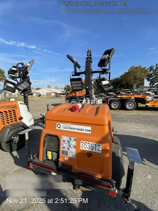 2023 Generac MLT2 Diesel, Flex Switch 120V Input, Powerzone Controller, (4) 320W LED Lights, 4kW Generator, 39.9 Gal Fuel Tank, 2" Ball, T3
