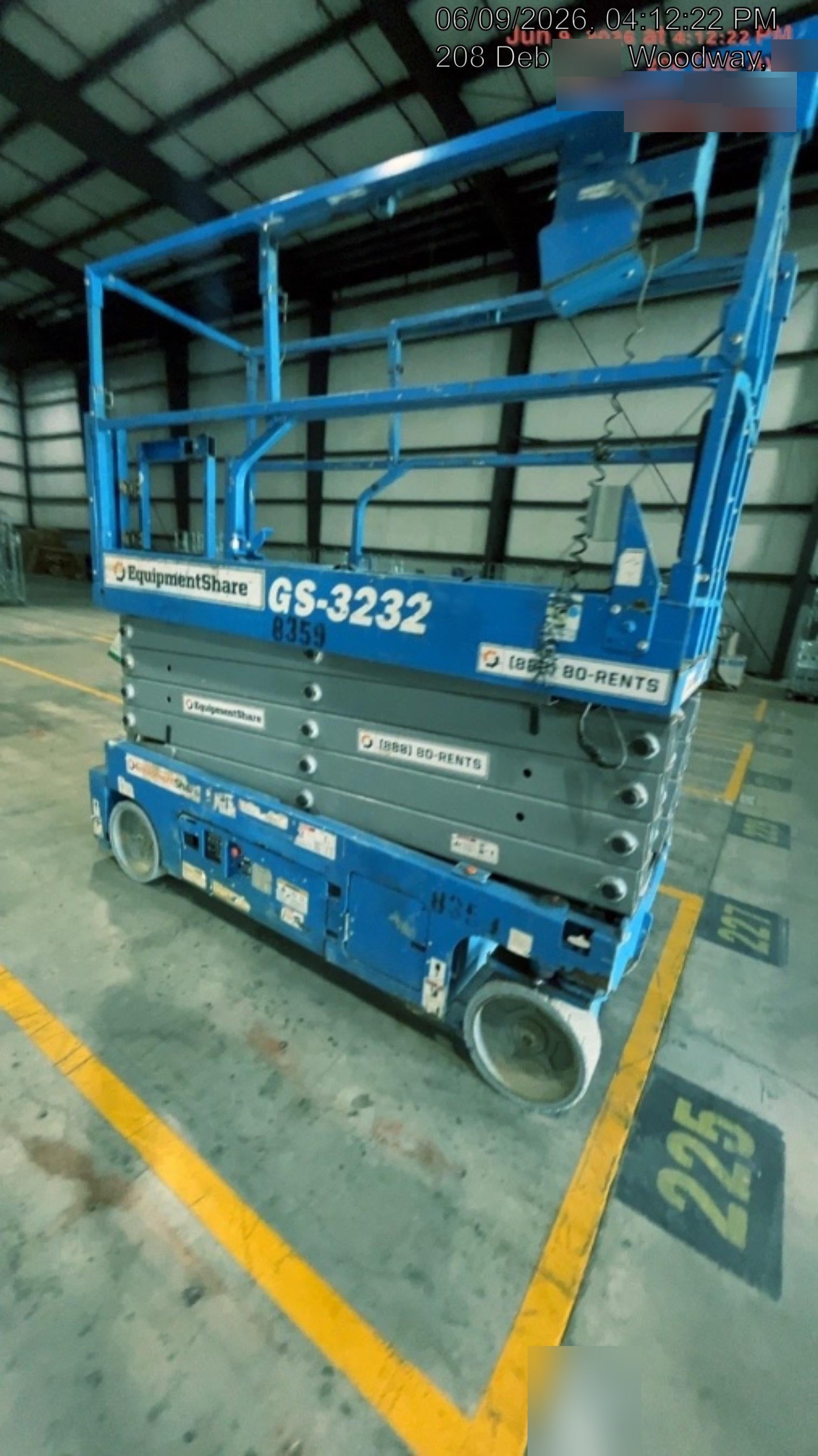 2018 Genie GS-3232 Genie GS3232 Lift w/Folding Rails and Swing Gate