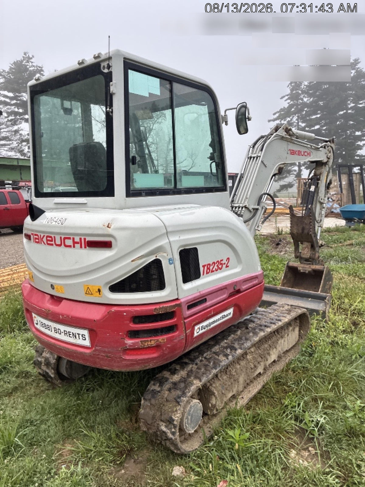 2020 TAKEUCHI TB235-2CR