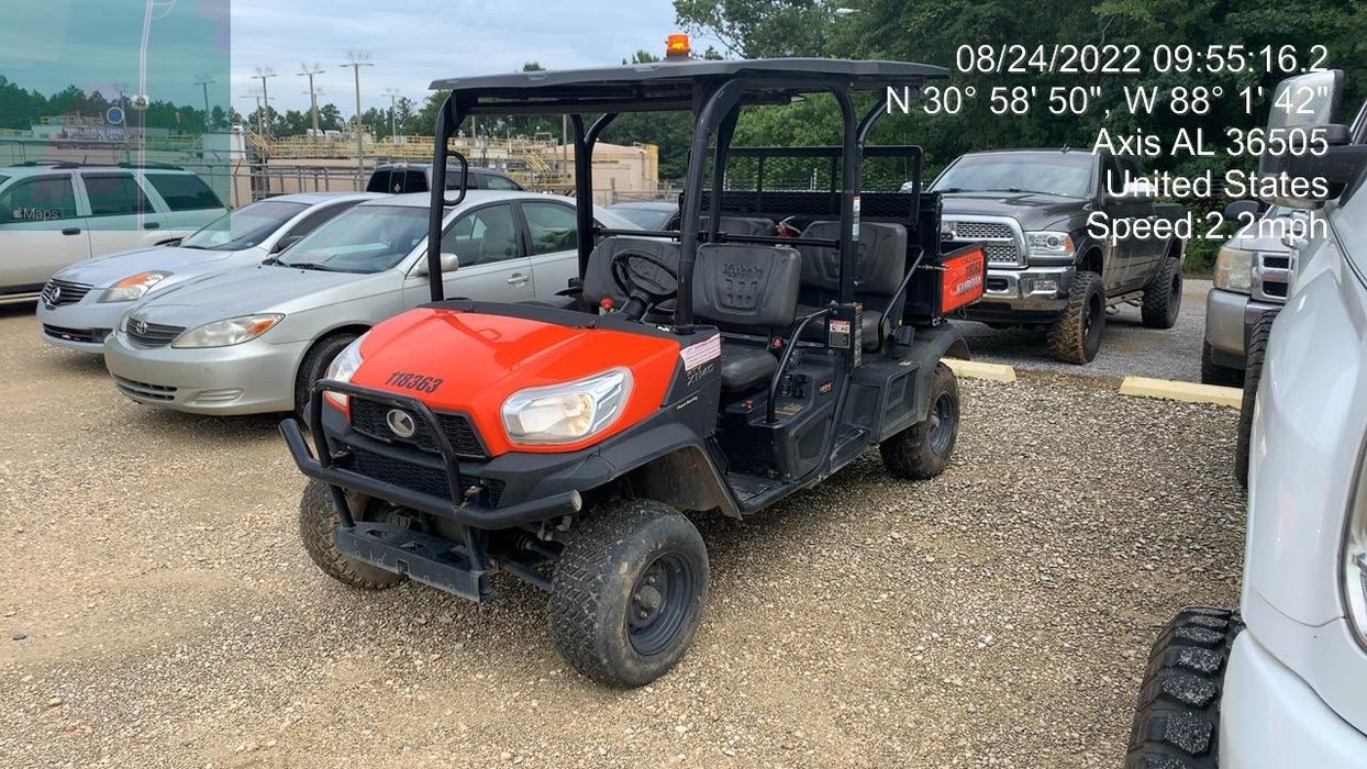 Kubota RTV-X1140W-H Canopy, 4-Seater, Diesel, Windshield Acrylic Clear, LED Strobe, Backup Alarm