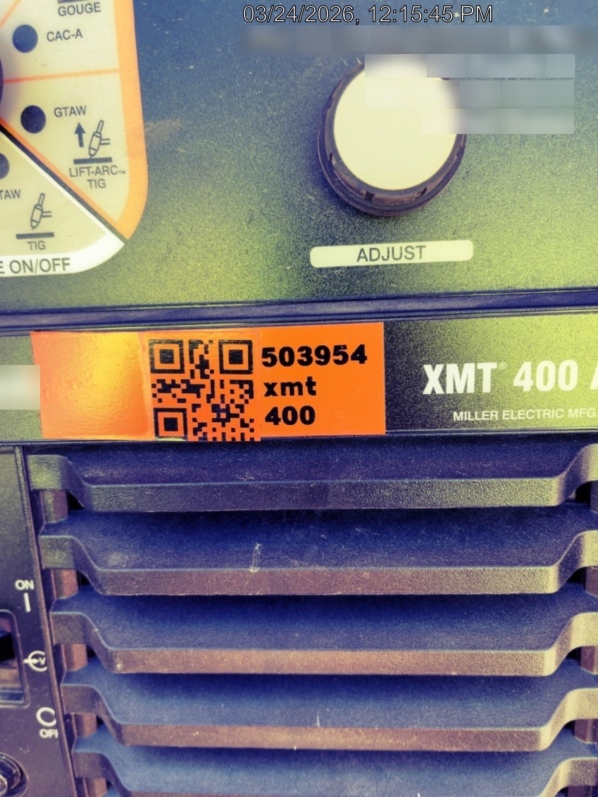 2025 MILLER ELECTRIC XMT 400