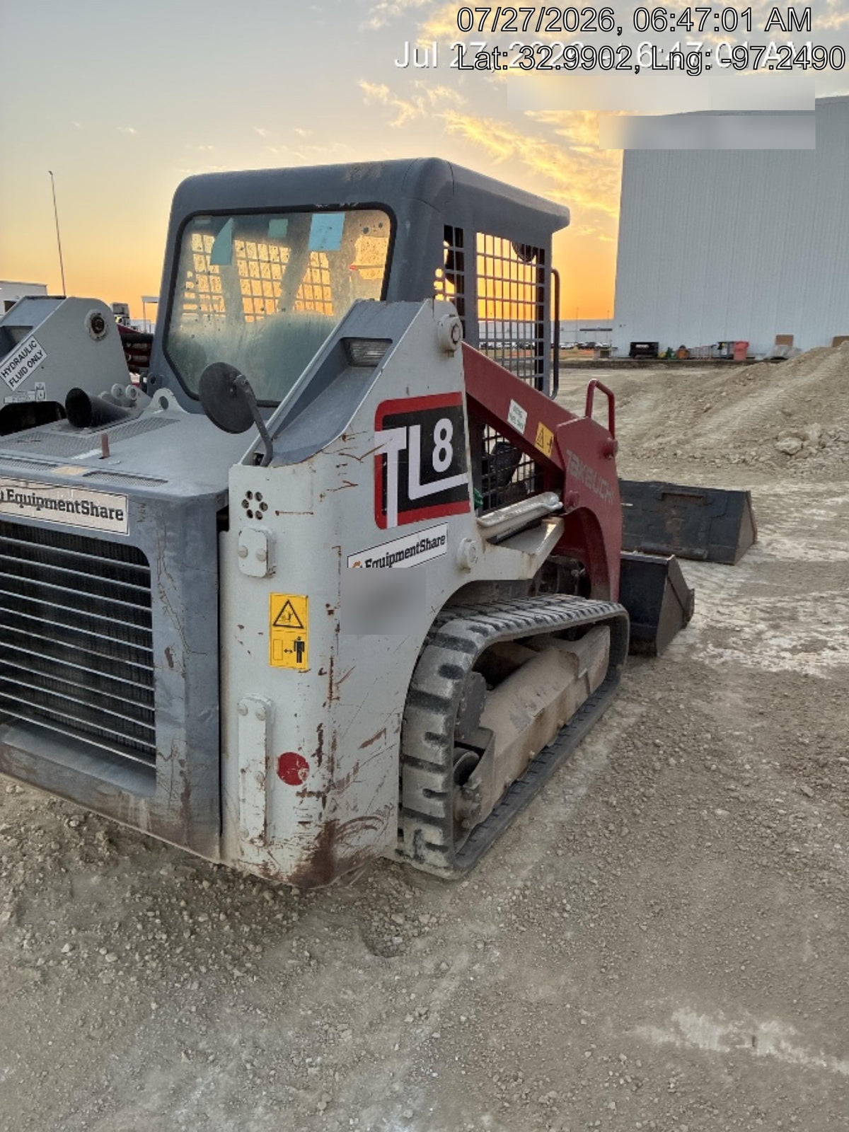 2019 TAKEUCHI TL8W