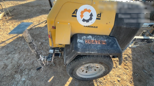 2022 Allmand NLV3GR (4) LED Light Fixture 350W, 23' Vertical Mast, 3kW Prime, Towable, ES Decals, T3