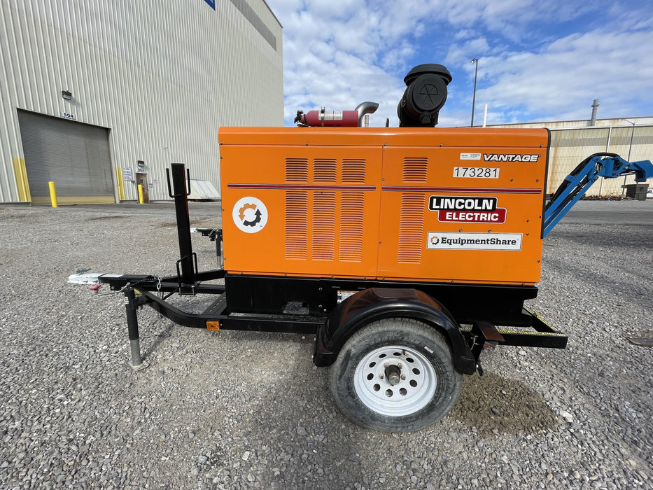 2021 Lincoln Electric Vantage 549X Ready Pak 3, ORANGE (includes trailer, cable rack, fender light kit)