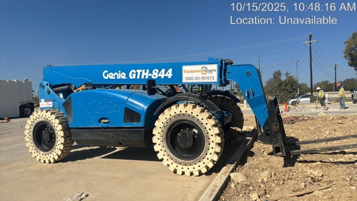 2017 Genie GTH-844 Diesel Engine, Solid Tires, 60" Carriage, Open ROPS