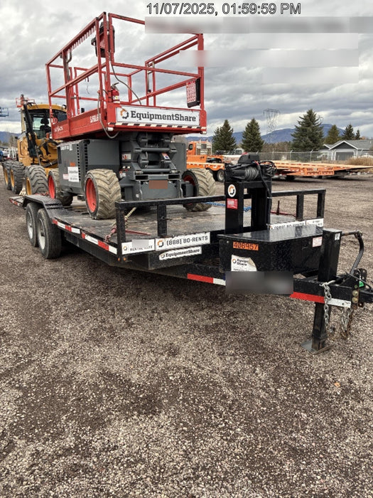2024 TEXAS PRIDE TRAILERS 21' Lowboy Gravity Tilt Bed 14K Bumper Pull Trailer