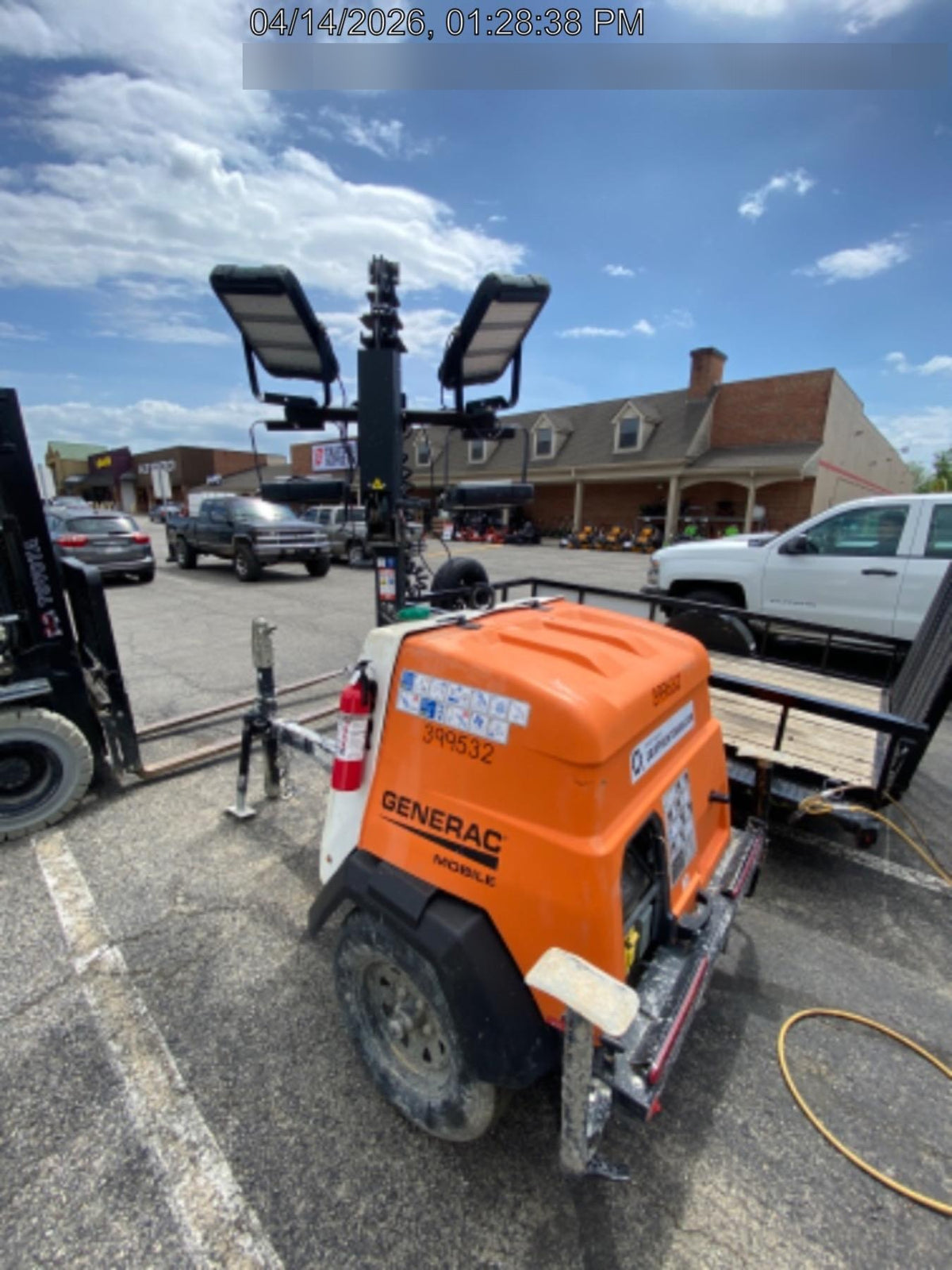 2024 Generac MLT2 Diesel, Flex Switch 120V Input, Powerzone Controller, 
(4) 320W LED Lights, 4kW Generator, 39.9 Gal Fuel Tank, 2" Ball, T3