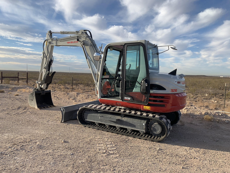 2020 Takeuchi TB290C Cab/Heat/Air, Rubber Tracks, Manual TAG QC