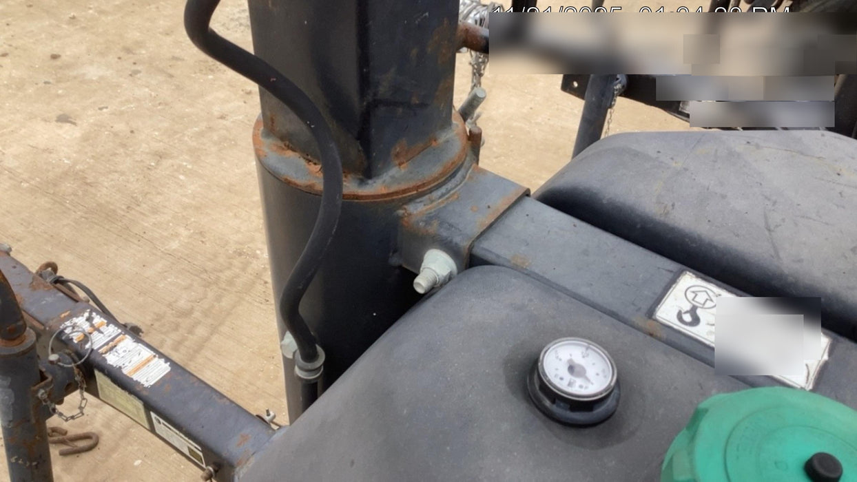 2021 Allmand NLV3GR (4) LED Light Fixture 350W, 23' Vertical Mast, 3kW Prime, Towable, Deep Sea L401, Leveling Jacks, Yanmar T4F 5.8hp