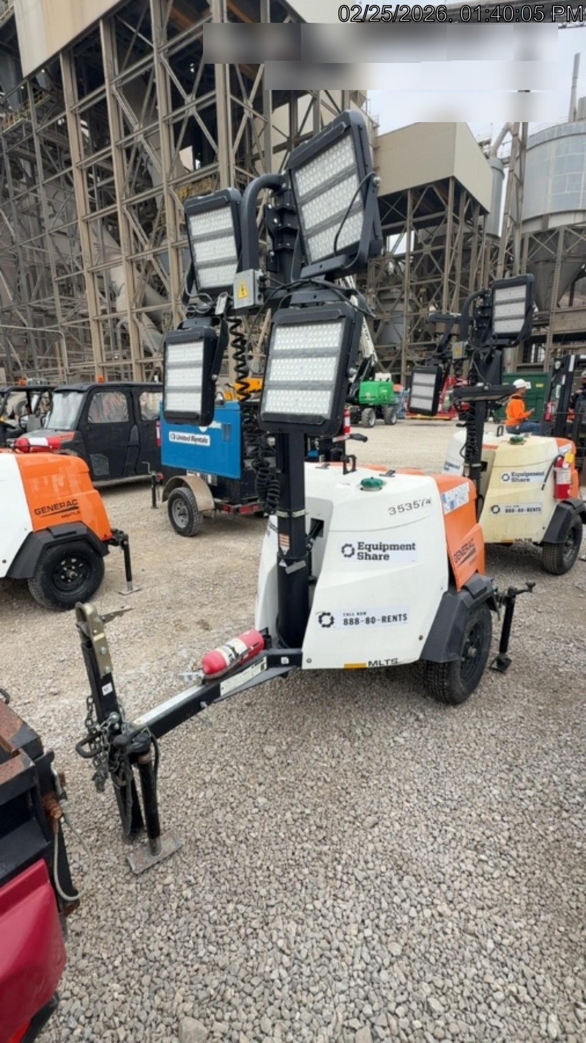 2023 Generac MLT2 Diesel, Flex Switch 120V Input, Powerzone Controller, (4) 320W LED Lights, 4kW Generator, 39.9 Gal Fuel Tank, 2" Ball, T3