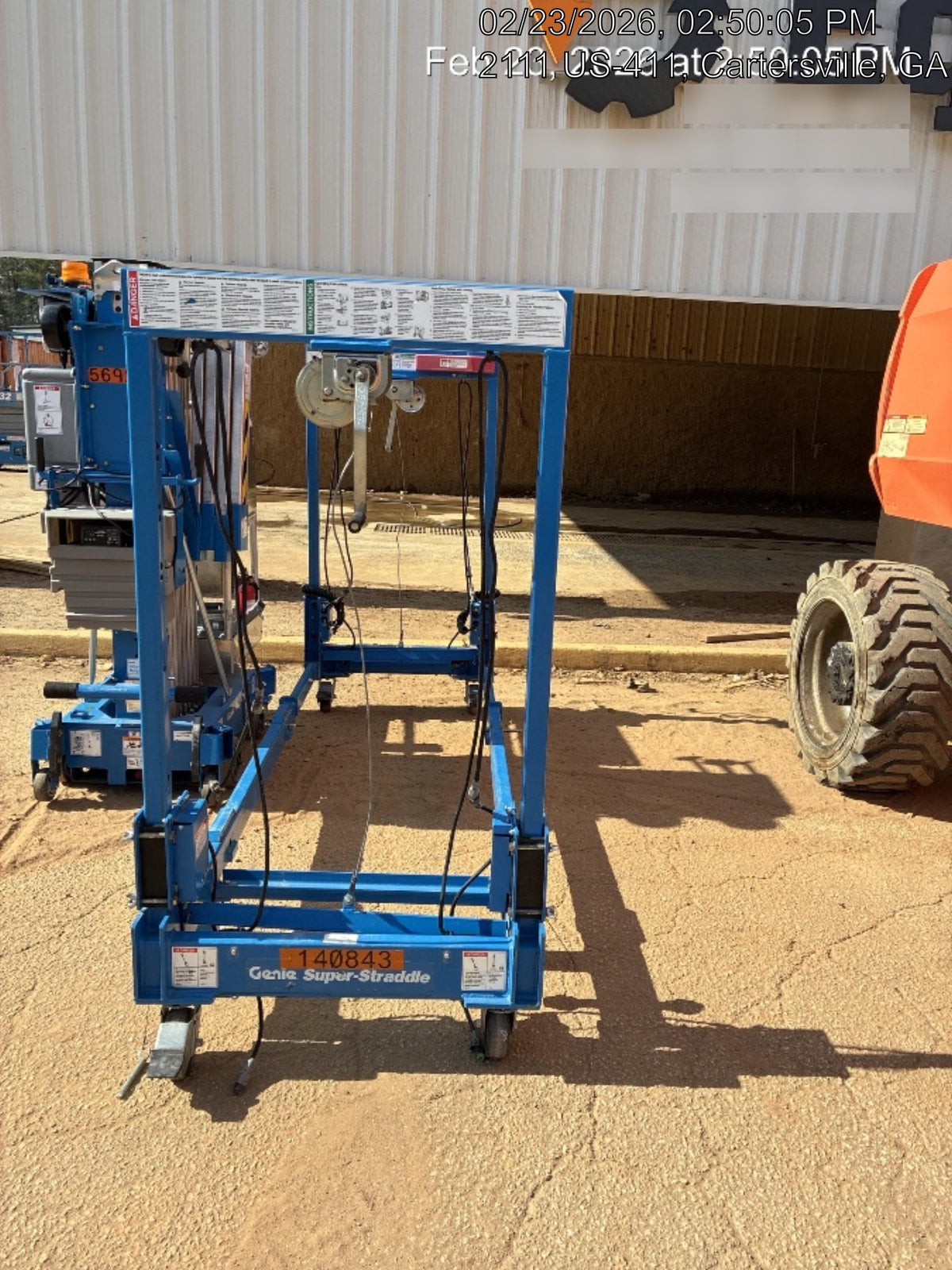 2021 GENIE SUPER STRADDLE