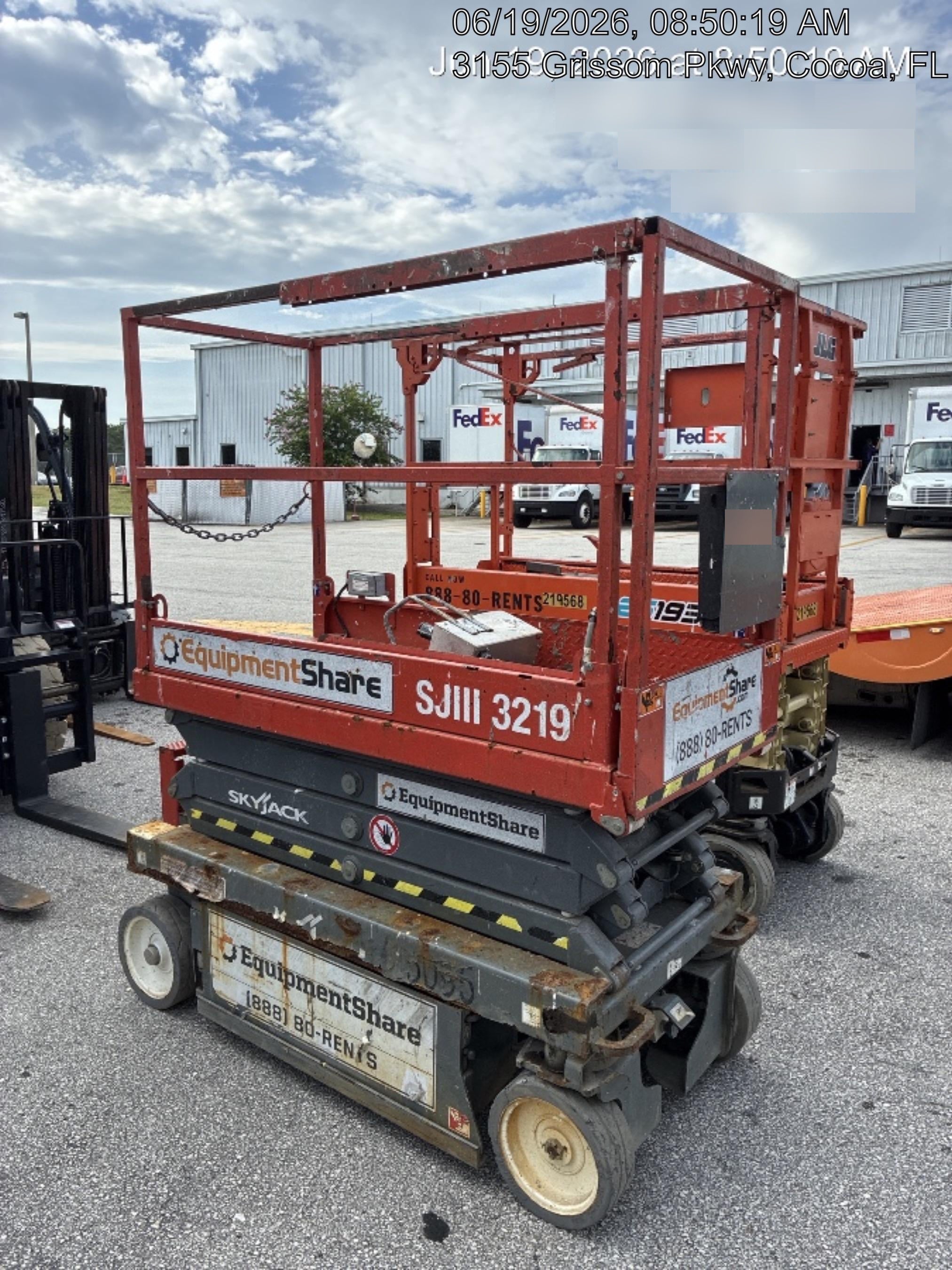 2019 Skyjack SJIII-3219 Skyjack SJIII3219 Standard w/Trojan Batteries