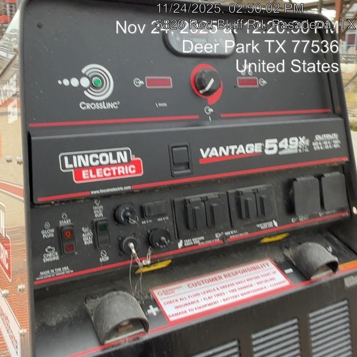 2025 LINCOLN ELECTRIC Vantage 549X