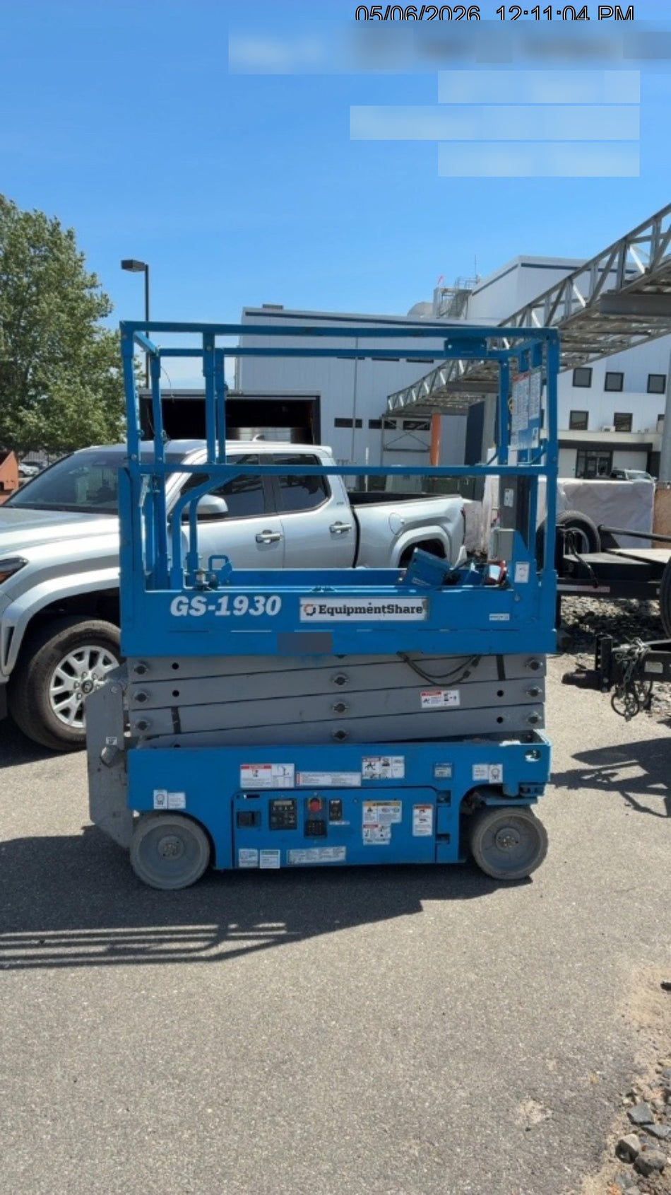 2020 Genie GS-1930 Solid Non Marking Tires, Beacon, Folding rails with half height swing gate, 800W Inverter
