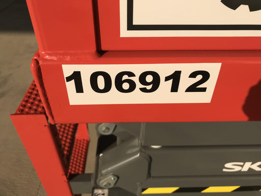 2020 Skyjack SJIII-3219 Solid NM Tires, Half height spring hinged entry gate, Dual Beacons, 800W Inverter