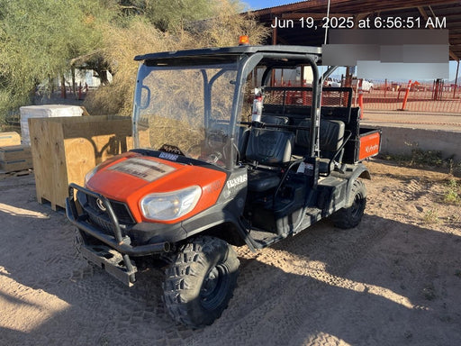 2022 Kubota RTV-X1140W-H Plastic Canopy, Windshield Acrylic Clear, LED Strobe Light, Wire Harness Kit, Back up Alarm