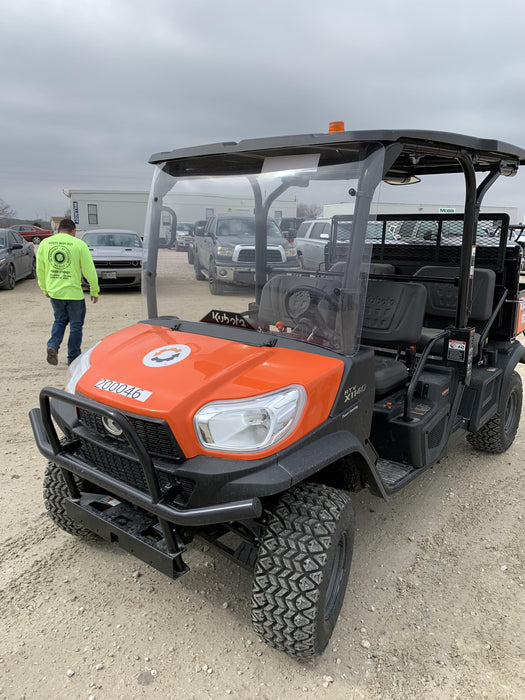 2022 Kubota RTV-X1140W-H Plastic Canopy, Windshield Acrylic Clear, LED Strobe Light, Wire Harness Kit, Back up Alarm