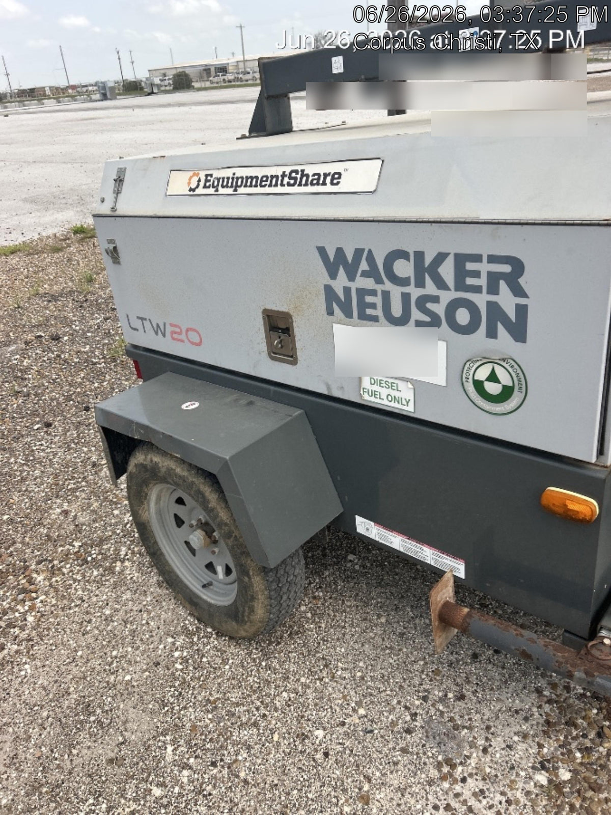 2020 Wacker Neuson LTW20Z1 Vertical, Cold Weather, LED, T4F