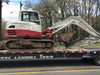2019 Takeuchi TB290 Cab/Heat/AC Rubber tracks, Dozer blade, Travel alarm, Auxiliary hydraulics w/Manual QC, Hydraulic thumb, 18", 24", and 36" Buckets