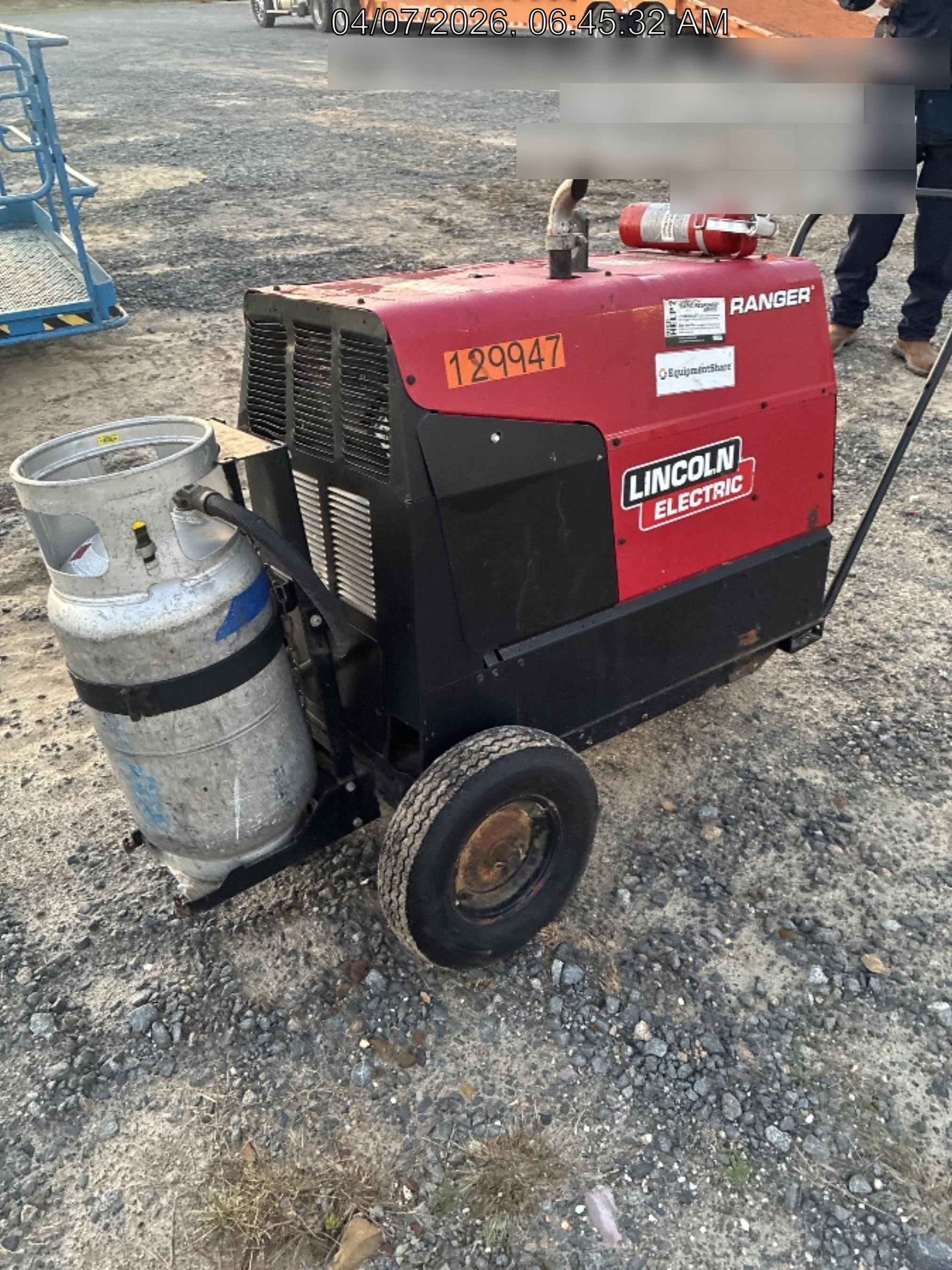 2021 Lincoln Electric Ranger 305 LPG K3430-1, Ranger 305 LPG, Undercarriage, Tank Holder & Strap, 10kw AC Gen, 25hp Kohler LPG Eng
