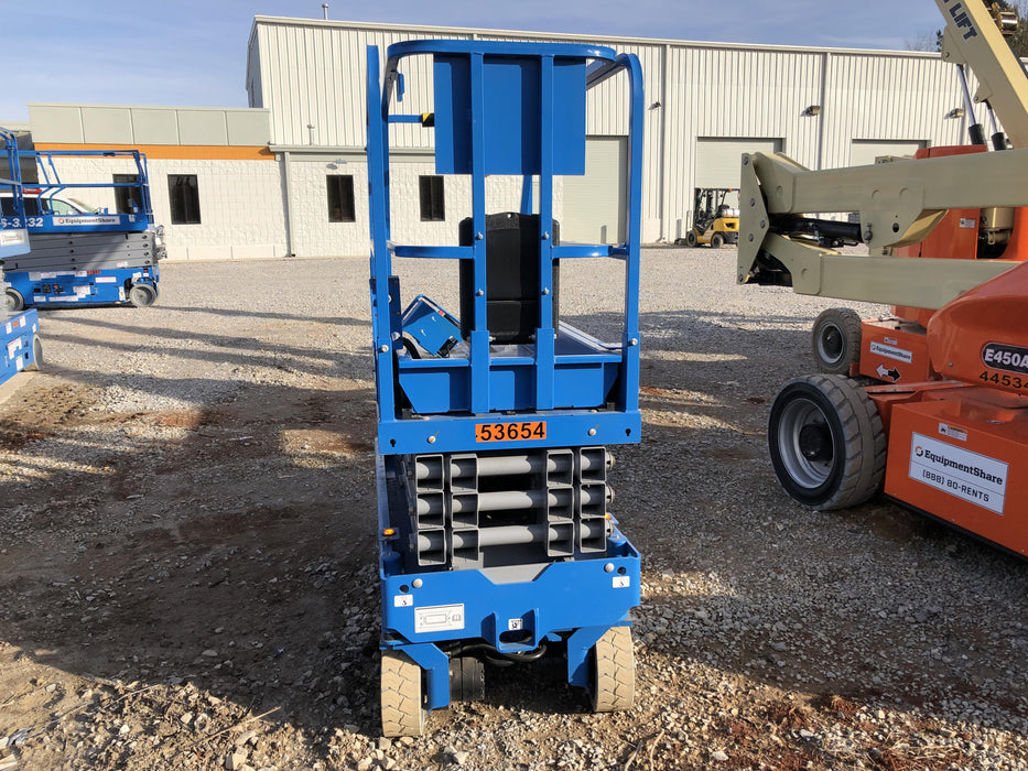 2019 Genie GS-1930 Fixed Rails with Chain Entry