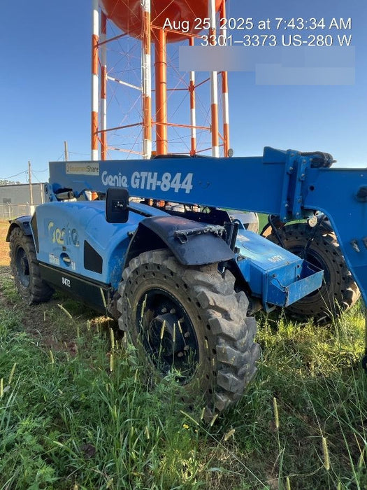 2018 Genie GTH-844 Genie GTH-844D w/Open ROPS, Solid Tires, Work Light/Beacon, 60" Carriage and Forks