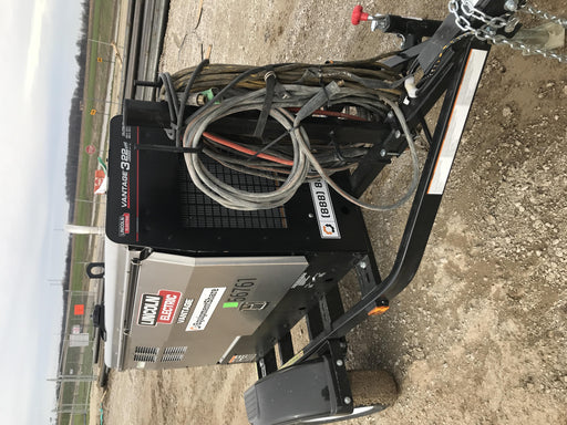2019 Lincoln Electric Vantage 322 Welder Ready-Pak 3, Two wheel trailer, Fender and Light kit, Cable Rack
