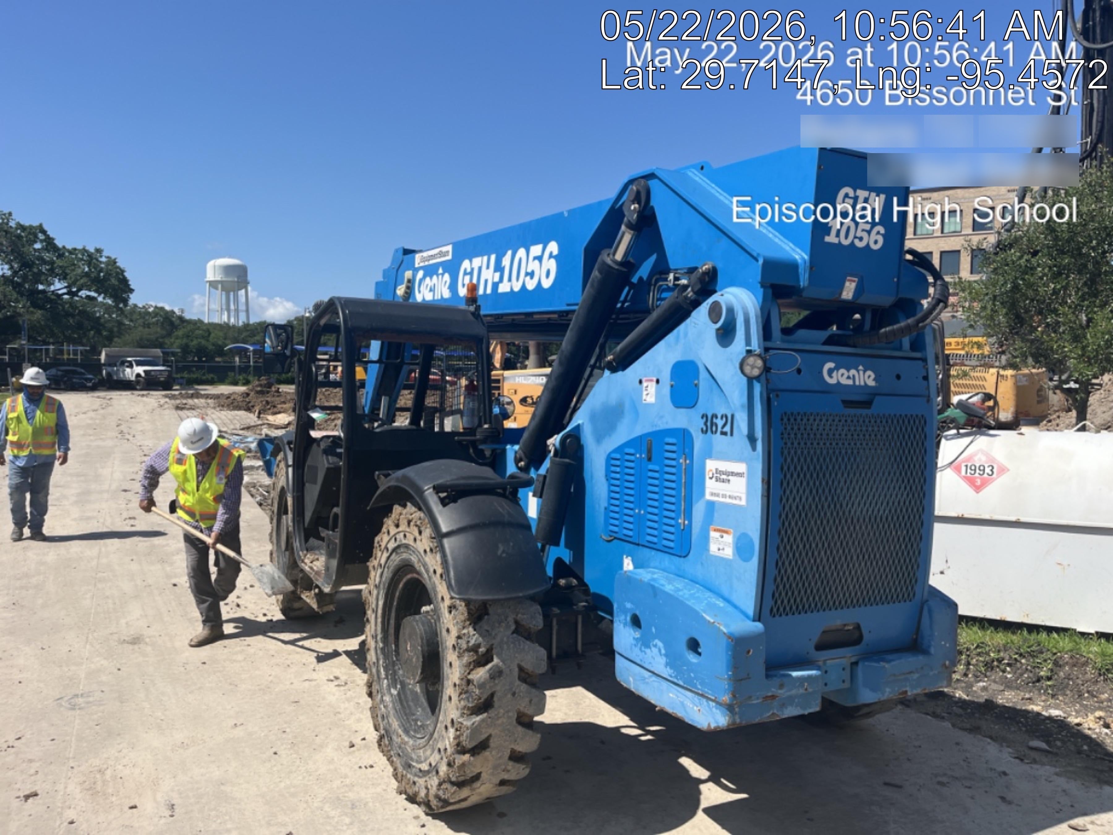 2017 Genie GTH-1056 Genie GTH1056, Solid Tires, 60" carriage, Light Kit, Open ROPS - SN GTH-10E-11914