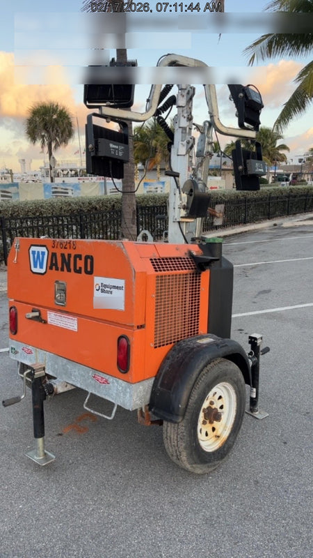 2023 Wanco WLTT-4MM4K Diesel, Deep Sea Controller, Shore Power Plug, Auto Start, (4) 350W LED Floodlights, 4kW Generator, 60 Gal Fuel Tank, 2" Ball, T3