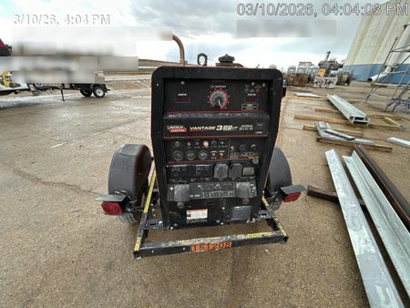2021 Lincoln Electric Vantage 322 Vantage 322 Ready Pak 3 w/ Telematics & Decals, ORANGE (includes trailer, cable rack, fender light kit)