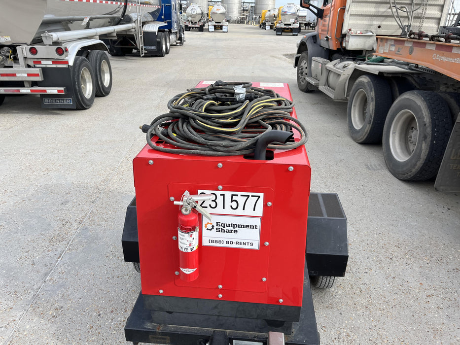 2022 Shindaiwa DGW400MDL Kubota D902 Engine, 23 HP, Dual Op Welder, Wire, Arc, Droop Stick, Tig, and CC Stick Functionality, Simulphase, 3 Phase and 1 Phase Gen Output, Single Axle NB Trlr, Slr Trckl Chrg 12V 12W, Fire Ext