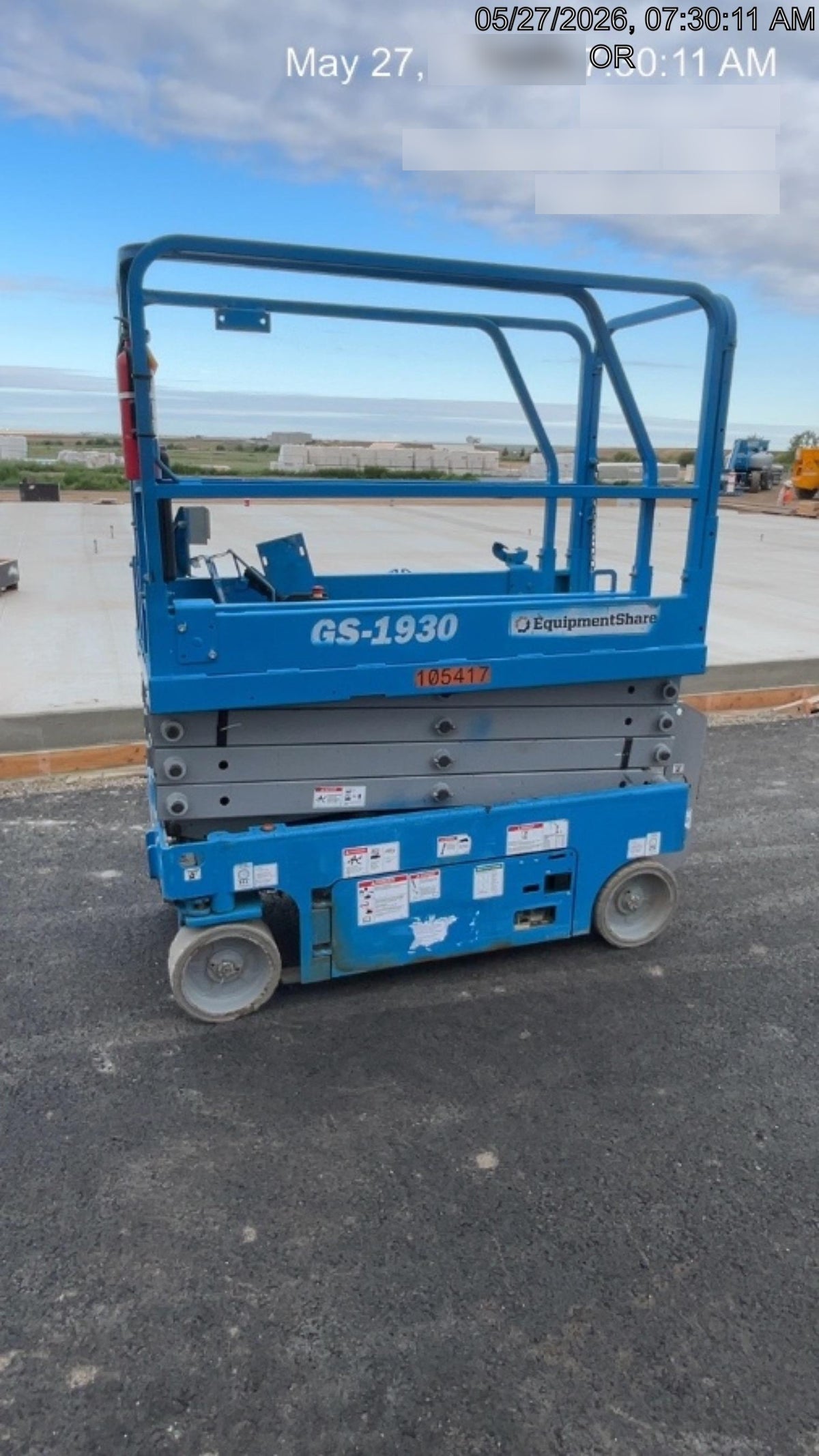2020 Genie GS-1930 Standard Machine, 800W Inverter