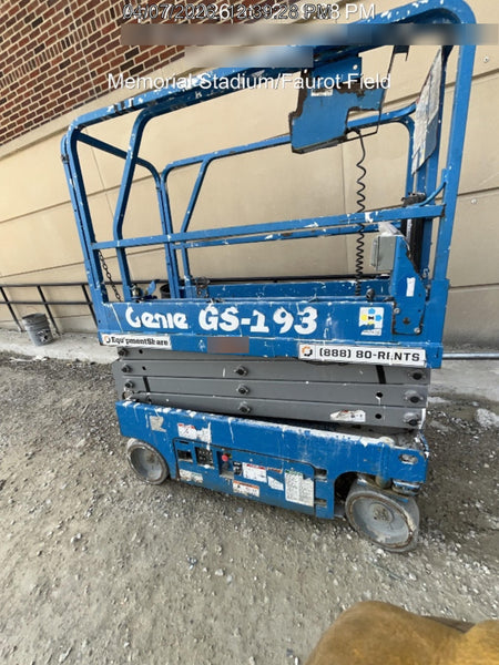 2016 Genie GS-1930 Standard Rental Specs