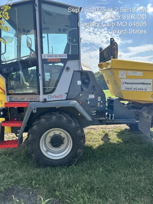 2025 WACKER NEUSON DV604 Cab Standard Tires