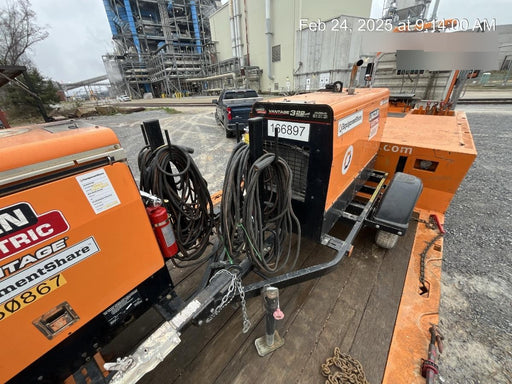 2021 Lincoln Electric Vantage 322 Vantage 322 Ready Pak 3 w/ Decals, ORANGE (includes trailer, cable rack, fender light kit) NO Telematics