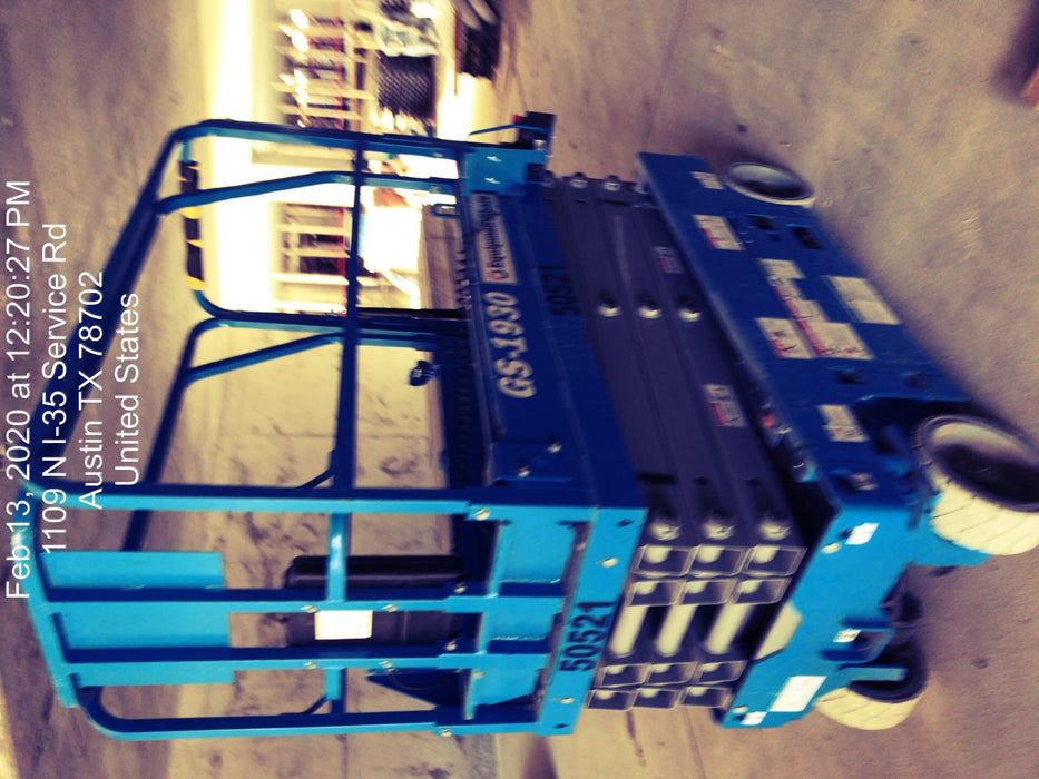 2019 Genie GS-1930 Fixed Rails with Chain Entry