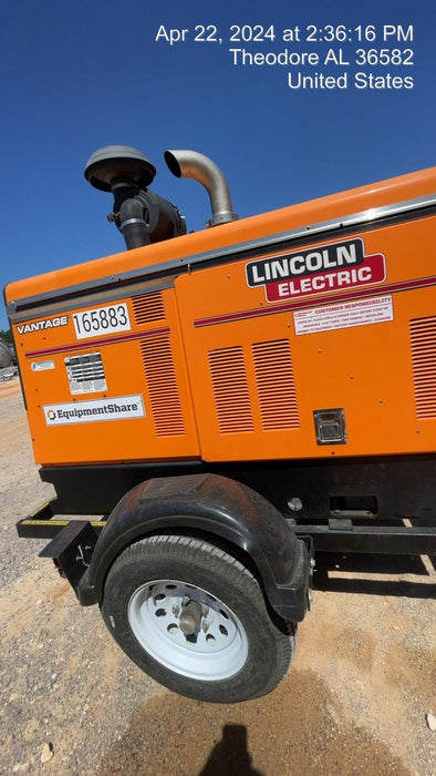 2021 Lincoln Electric Vantage 549X Ready Pak 3, ORANGE (includes trailer, cable rack, fender light kit)