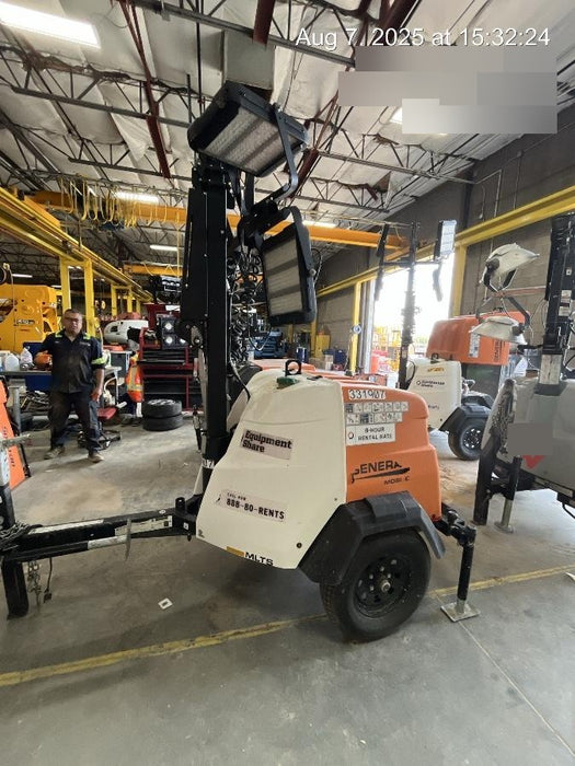 2023 Generac MLT2 Diesel, Flex Switch 120V Input, Powerzone Controller, (4) 320W LED Lights, 4kW Generator, 39.9 Gal Fuel Tank, 2" Ball, T3