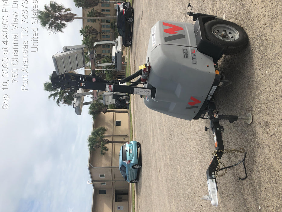 2019 Wacker Neuson LTV6K-LED LTV6K Light Tower, LED 300W, Telematics EQ SH Kubota