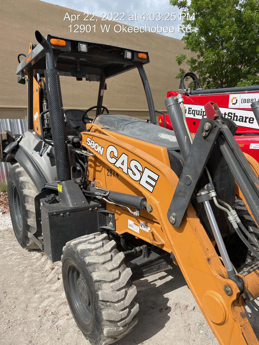 2018 Case 580N EP STANDARD HOE, ROPS, PILOT CONTROLS, AUX HYD