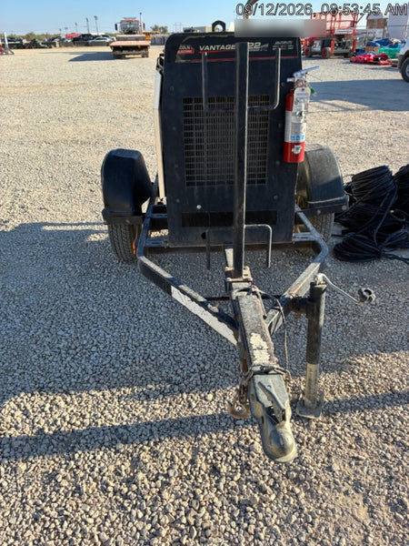 2019 Lincoln Electric Vantage 322 Welder Ready-Pak 3, Two wheel trailer, Fender and Light kit, Cable Rack